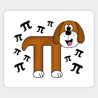 Pi Day Dog Math Teacher Mathematicians Magnet